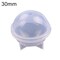 Generic 20/30/40/50/60mm Silicone Ball Maker Mold Round Sphere Mould DIY Craft Ornament